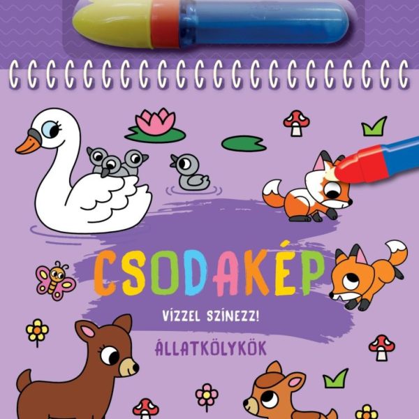 CSODAKÉP  - VÍZZEL SZÍNEZZ! - ÁLLATKÖLYKÖK