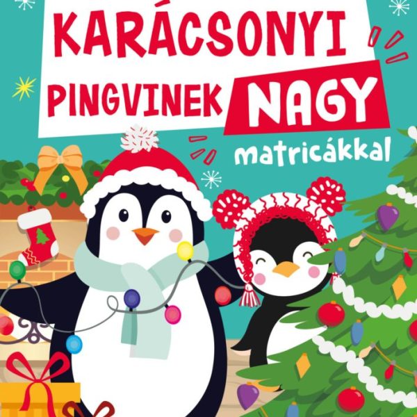 KARÁCSONYI PINGVINEK NAGY MATRICÁVAL - JÁTÉKOS FOGLALKOZTATÓ KICSIKNEK