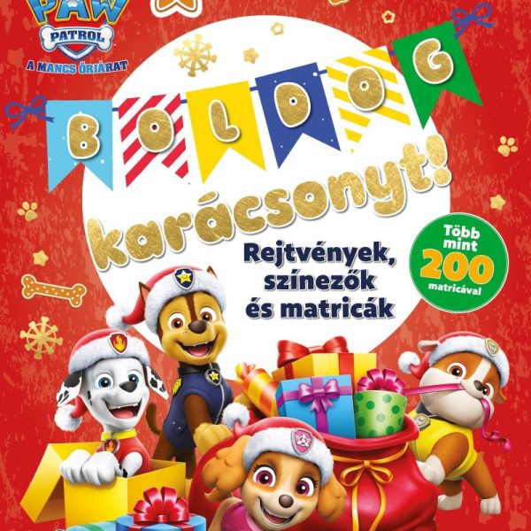 MANCS ŐRJÁRAT - BOLDOG KARÁCSONYT! - REJTVÉNYEK, SZÍNEZŐK ÉS MATRICÁK