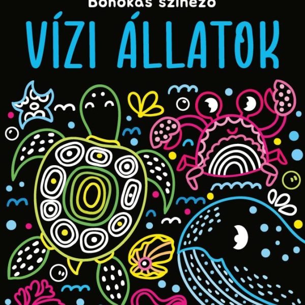 VÍZI ÁLLATOK - BOHÓKÁS SZÍNEZŐ
