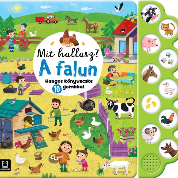 MIT HALLASZ? -  A FALUN - HANGOS KÖNYVECSKE 10 GOMBBAL