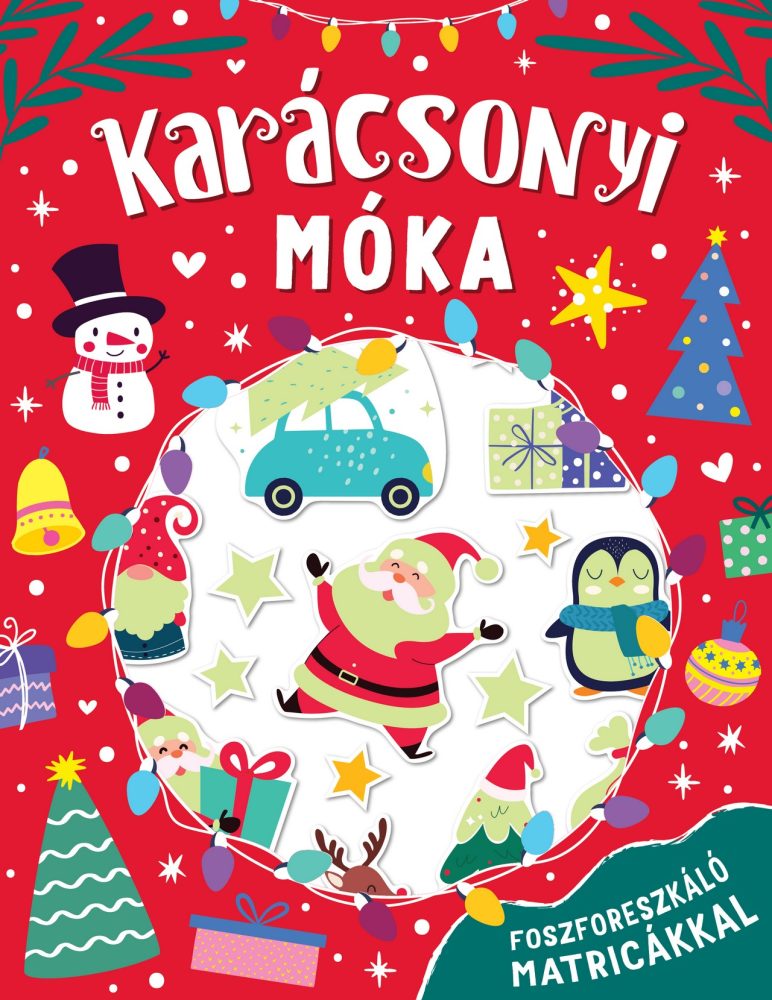 KARÁCSONYI MÓKA - FOSZFORESZKÁLÓ MATRICÁKKAL
