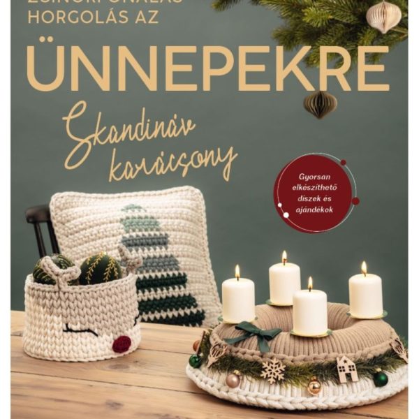 ZSINÓRFONALAS HORGOLÁS AZ ÜNNEPEKRE - SKANDINÁV KARÁCSONY