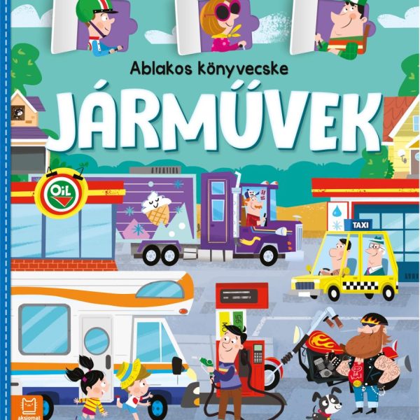JÁRMŰVEK - ABLAKOS KÖNYVECSKE