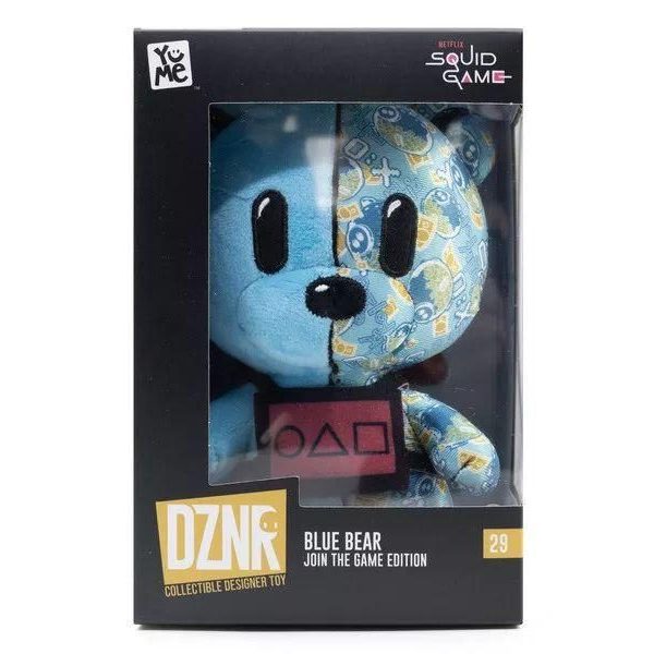 YUME, SQUID GAME, DZNR JOIN THE GAME EDITION, EDITION BLUE BEAR, PLÜSS DOBOZBAN