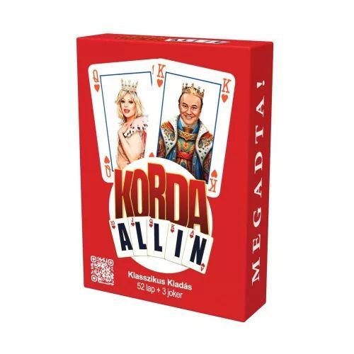 KORDA ALL IN  KLASSZIK FRANCIA KÁRTYA (52LAP+3JOKER)