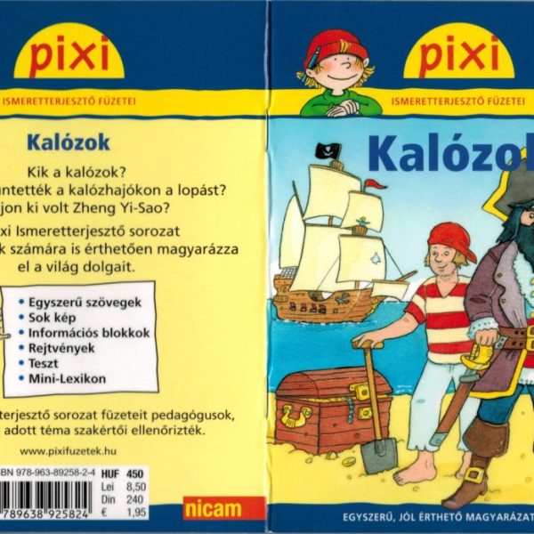 KALÓZOK - PIXI ISMERETTERJESZTŐ FÜZETEI