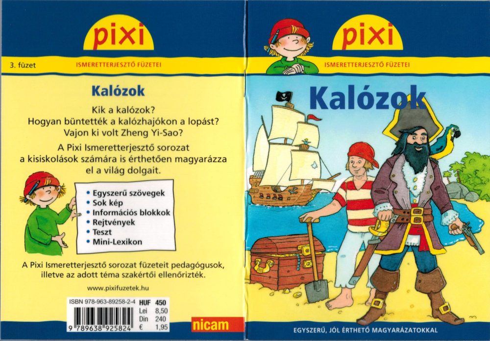 KALÓZOK - PIXI ISMERETTERJESZTŐ FÜZETEI