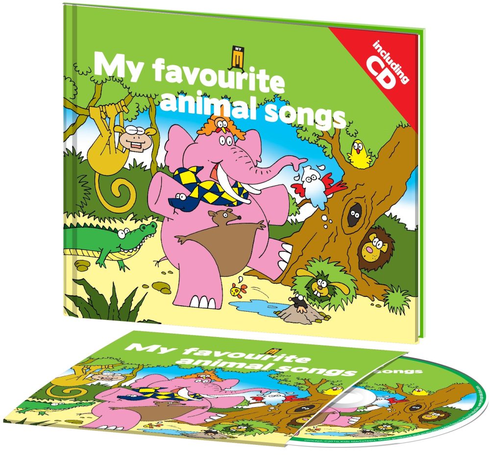 MY FAVOURITE ANIMAL SONGS - KÖNYV + CD