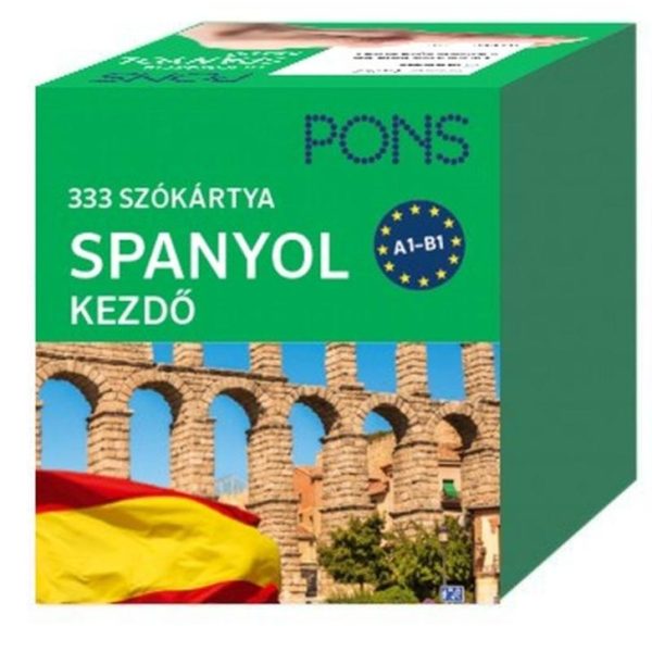 PONS SZÓKÁRTYÁK - 333 SZÓKÁRTYA SPANYOL KEZDŐCSOMAG