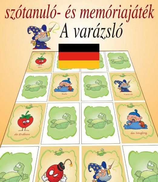MAGYAR-NÉMET SZÓTANULÓ- ÉS MEMÓRIAJÁTÉK - A VARÁZSLÓ