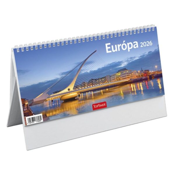 EURÓPA ÁLLÓ ASZTALI NAPTÁR - 2026
