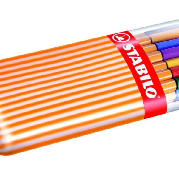 STABILO POINT 88 TŰFILC 20 DARABOS ZEBRUI (AJÁNDÉK TOLLTARTÓVAL)
