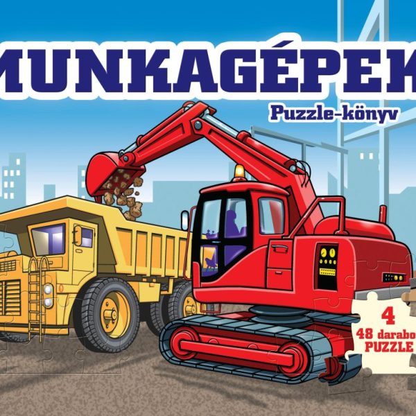 MUNKAGÉPEK - PUZZLE-KÖNYV