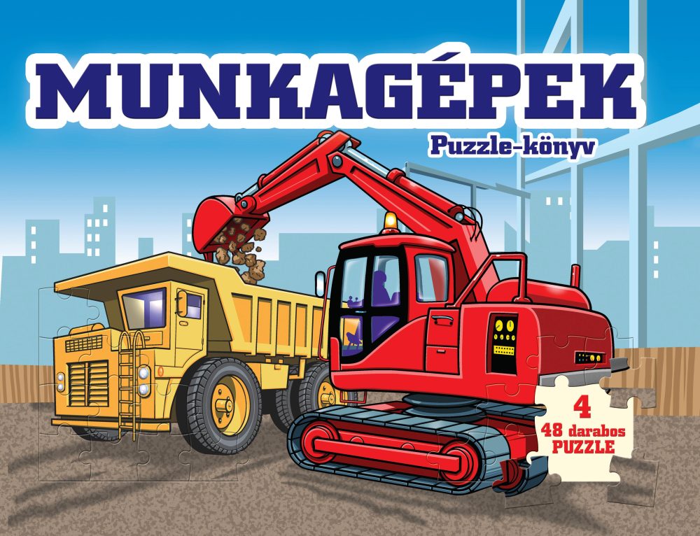 MUNKAGÉPEK - PUZZLE-KÖNYV