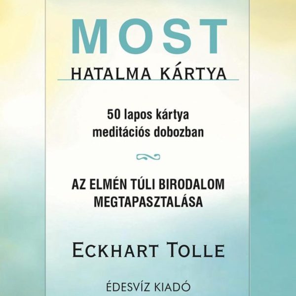 MOST HATALMA KÁRTYA - 50 LAPOS KÁRTYA MEDITÁCIÓS DOBOZBAN