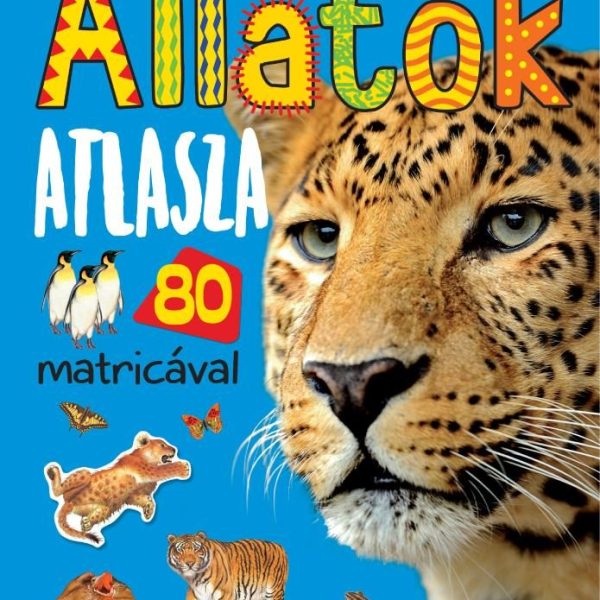 ÁLLATOK ATLASZA 80 MATRICÁVAL - ÚJ, KÉK