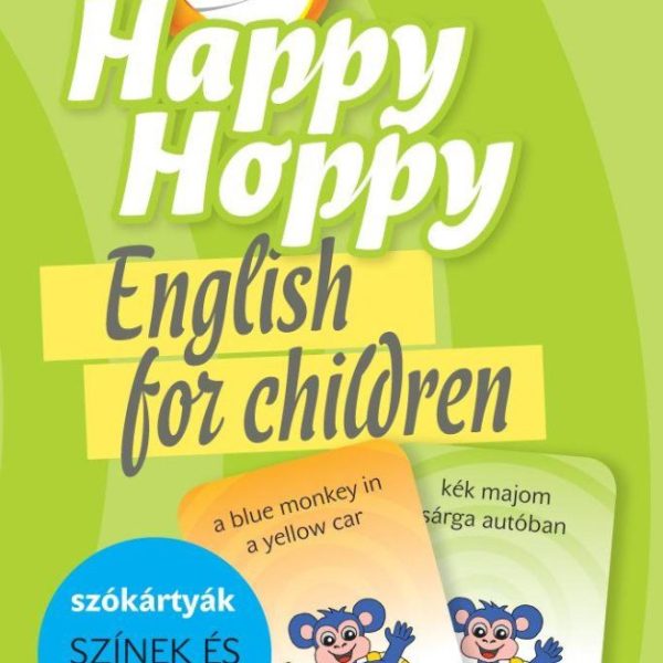HAPPY HOPPY SZÓKÁRTYÁK - SZÍNEK ÉS SZÁMOK (ANGOL)