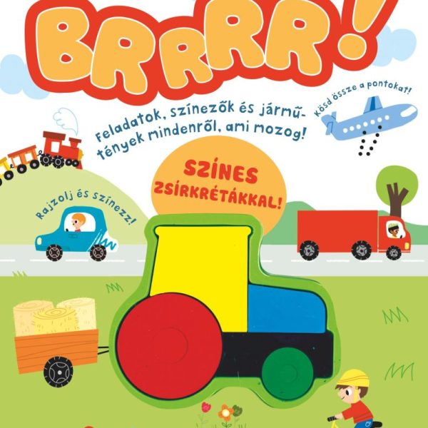 BRRRR! - FELADATOK, SZÍNEZŐK...  (SZÍNES ZSÍRKRÉTÁKKAL!)