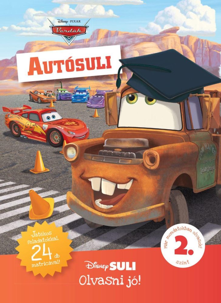 AUTÓSULI - DISNEY SULI - OLVASNI JÓ! SOROZAT 2. SZINT