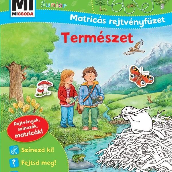 TERMÉSZET - MI MICSODA JUNIOR (MATRICÁS REJTVÉNYFÜZET)