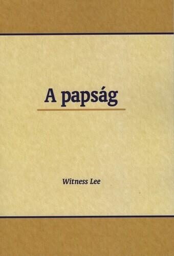 A PAPSÁG