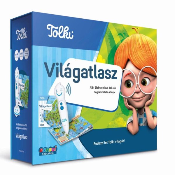 TOLKI VILÁGATLASZ - ALBI ELEKTRONIKUS TOLL ÉS FOGLALKOZTATÓ HANGOSKÖNYV