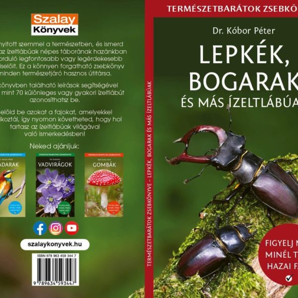 LEPKÉK, BOGARAK ÉS MÁS ÍZELTLÁBÚAK - TERMÉSZETBARÁTOK ZSEBKÖNYVE