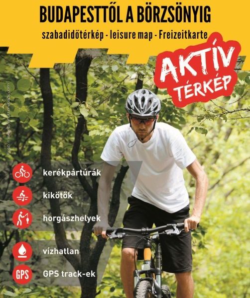DUNAKANYAR - BUDAPESTTŐL A BÖRZSÖNYIG - AKTÍV TÉRKÉP (2023)