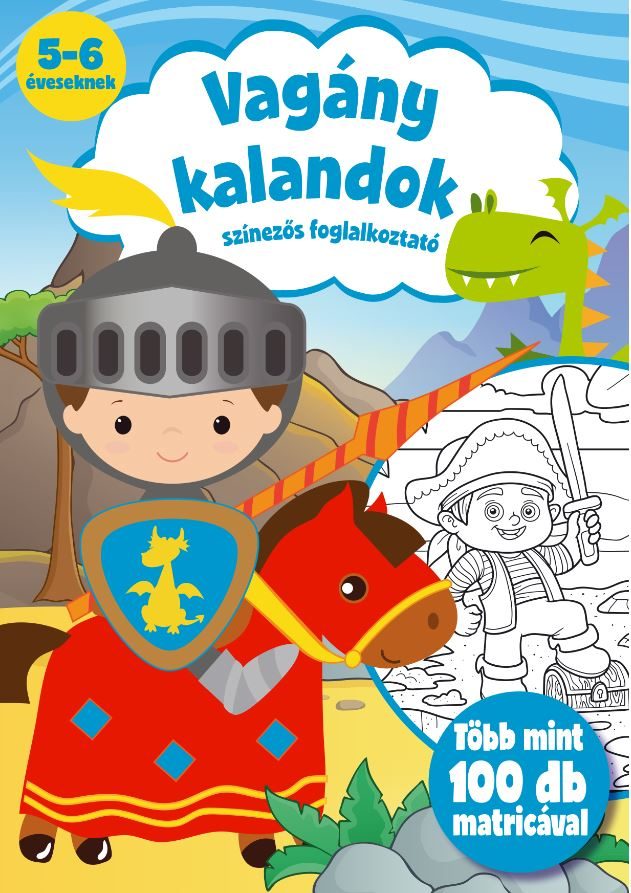 VAGÁNY KALANDOK - SZÍNEZŐS FOGLALKOZTATÓ