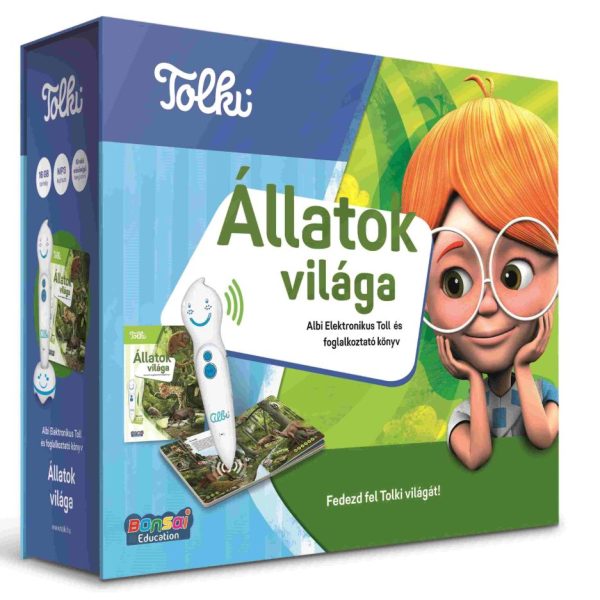 TOLKI ÁLLATOK VILÁGA- ALBI ELEKTRONIKUS TOLL ÉS FOGLALKOZTATÓ HANGOSKÖNYV