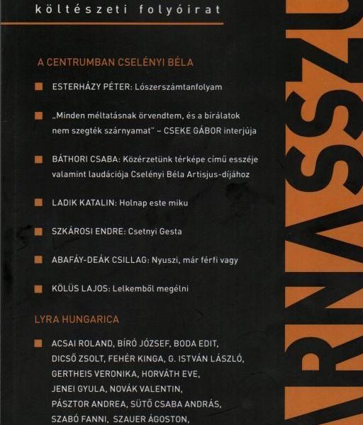 PARNASSZUS - 2021 ŐSZ