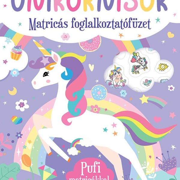UNIKORNISOK - MATRICÁS FOGLALKOZTATÓFÜZET PUFI MATRICÁKKAL