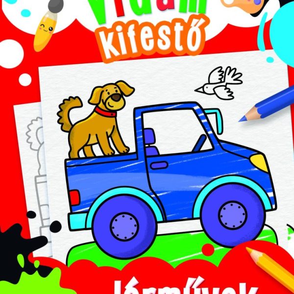 VIDÁM KIFESTŐ - JÁRMŰVEK