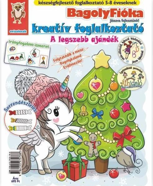 BAGOLYFIÓKA - A LEGSZEBB AJÁNDÉK KREATÍV FOGLALKOZTATÓ FÜZET