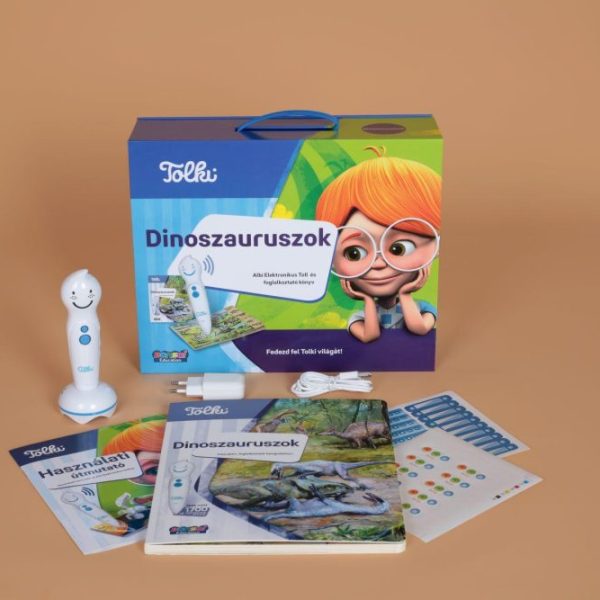 TOLKI- DINOSZAURUSZOK- ALBI ELEKTRONIKUS TOLL ÉS FOGLALKOZTATÓ KÖNYV