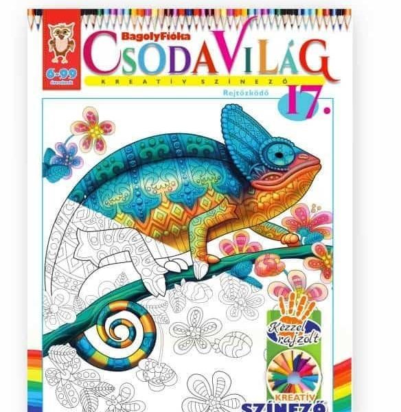 CSODAVILÁG KREATÍV SZÍNEZŐ 17. - REJTŐZKÖDŐ