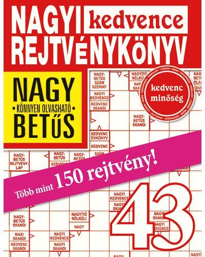 NAGYI KEDVENCE REJTVÉNYKÖNYV 43.
