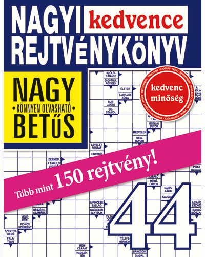 NAGYI KEDVENCE REJTVÉNYKÖNYV 44.