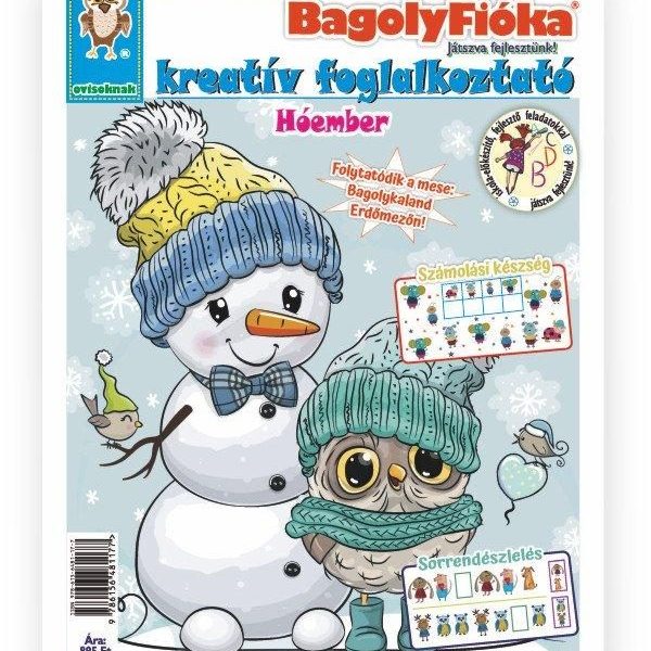 BAGOLYFIÓKA KREATÍV FOGLALKOZTATÓ FÜZET - HÓEMBER