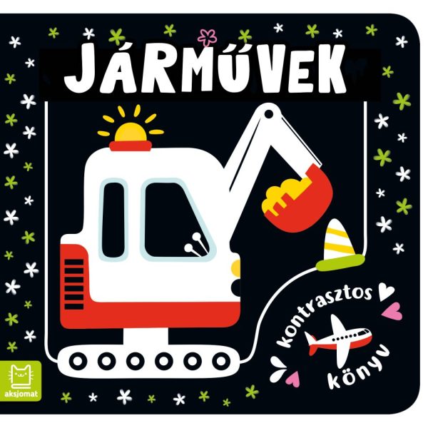 JÁRMŰVEK - KONTRASZTOS KÖNYV
