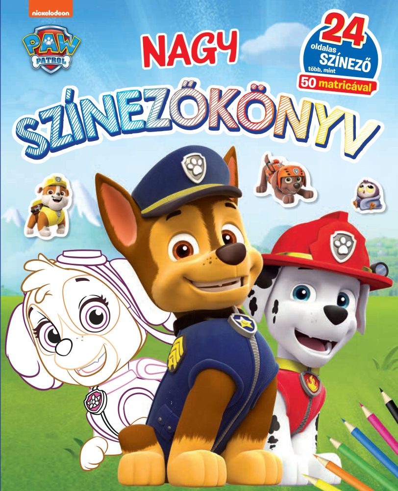 NAGY SZÍNEZŐKÖNYV - PAW PATROL (MANCS ŐRJÁRAT)