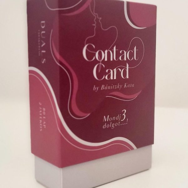 CONTACT CARD BY BÁNITZKY KATA - MONDJ 3 DOLGOT...! - BESZÉLGETÉSINDÍTÓ, ISMERKED