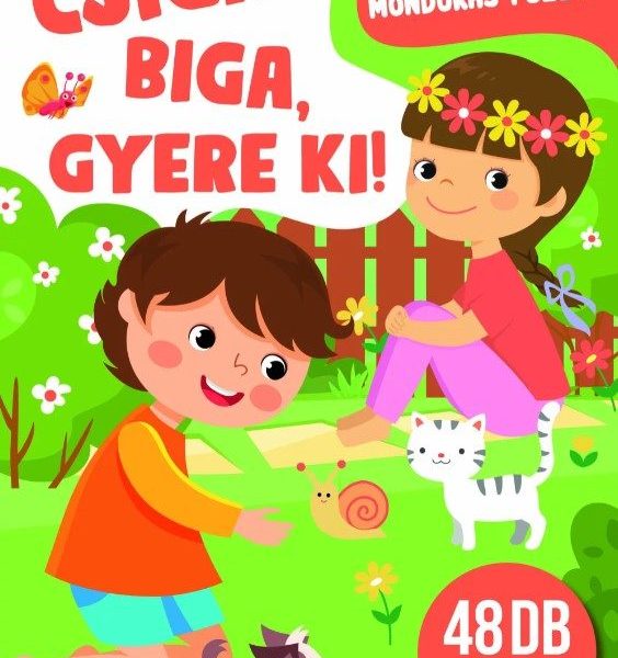 CSIGA-BIGA GYERE KI!- MATRICÁS MONDÓKÁS FÜZET 48 DB MATRICÁVAL