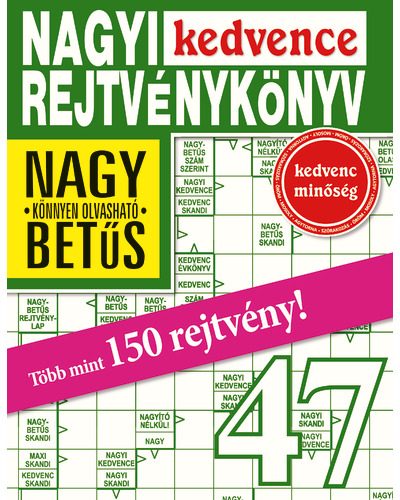 NAGYI KEDVENCE REJTVÉNYKÖNYV 47.