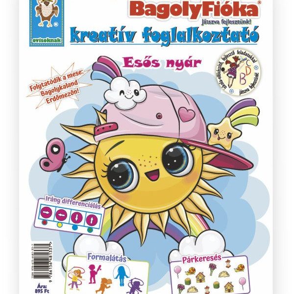 BAGOLYFIÓKA KREATÍV FOGLALKOZTATÓ FÜZET - ESŐS NYÁR
