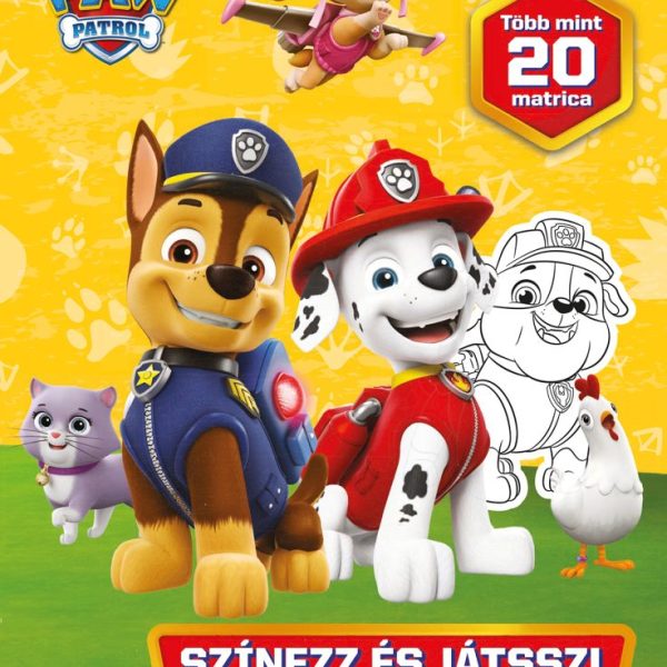 MANCS ŐRJÁRAT -  SZÍNEZZ ÉS JÁTSSZ! - ÁLLATI BARÁTOK