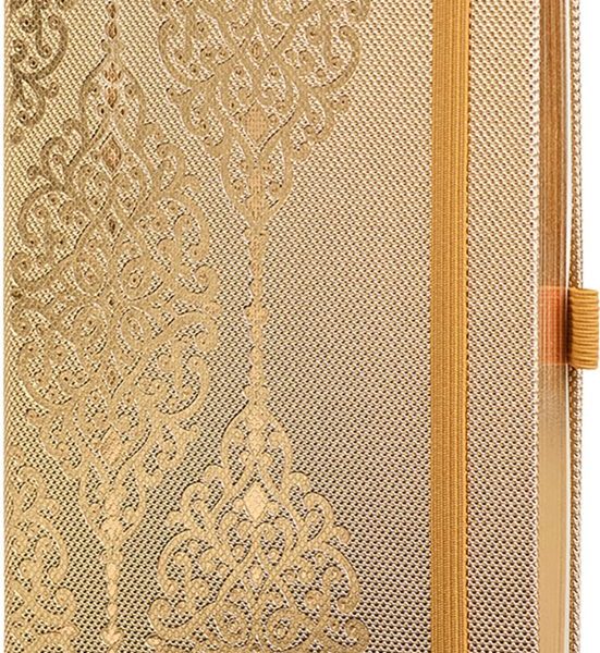 CASTELLI NOTESZ A5 ORIENTAL CHARME GOLD ARABESQUE