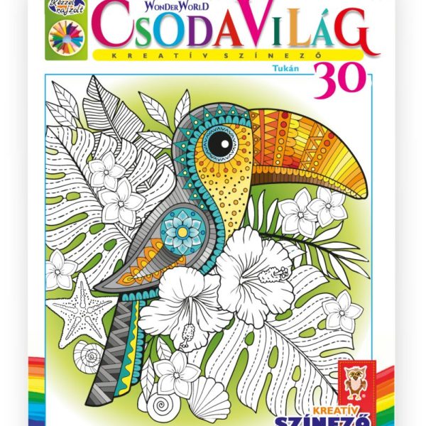 CSODAVILÁG KREATÍV SZÍNEZŐ 30. - TUKÁN