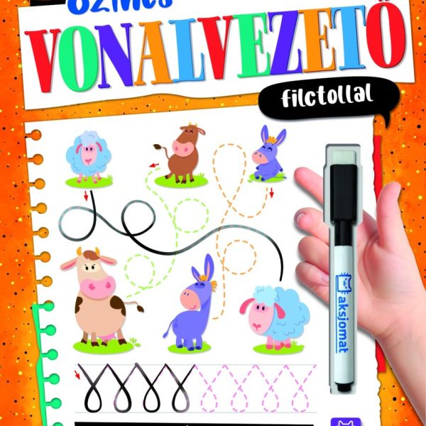 SZÍNES VONALVEZETŐ FILCTOLLAL. - 5. ÉVES KORTÓL